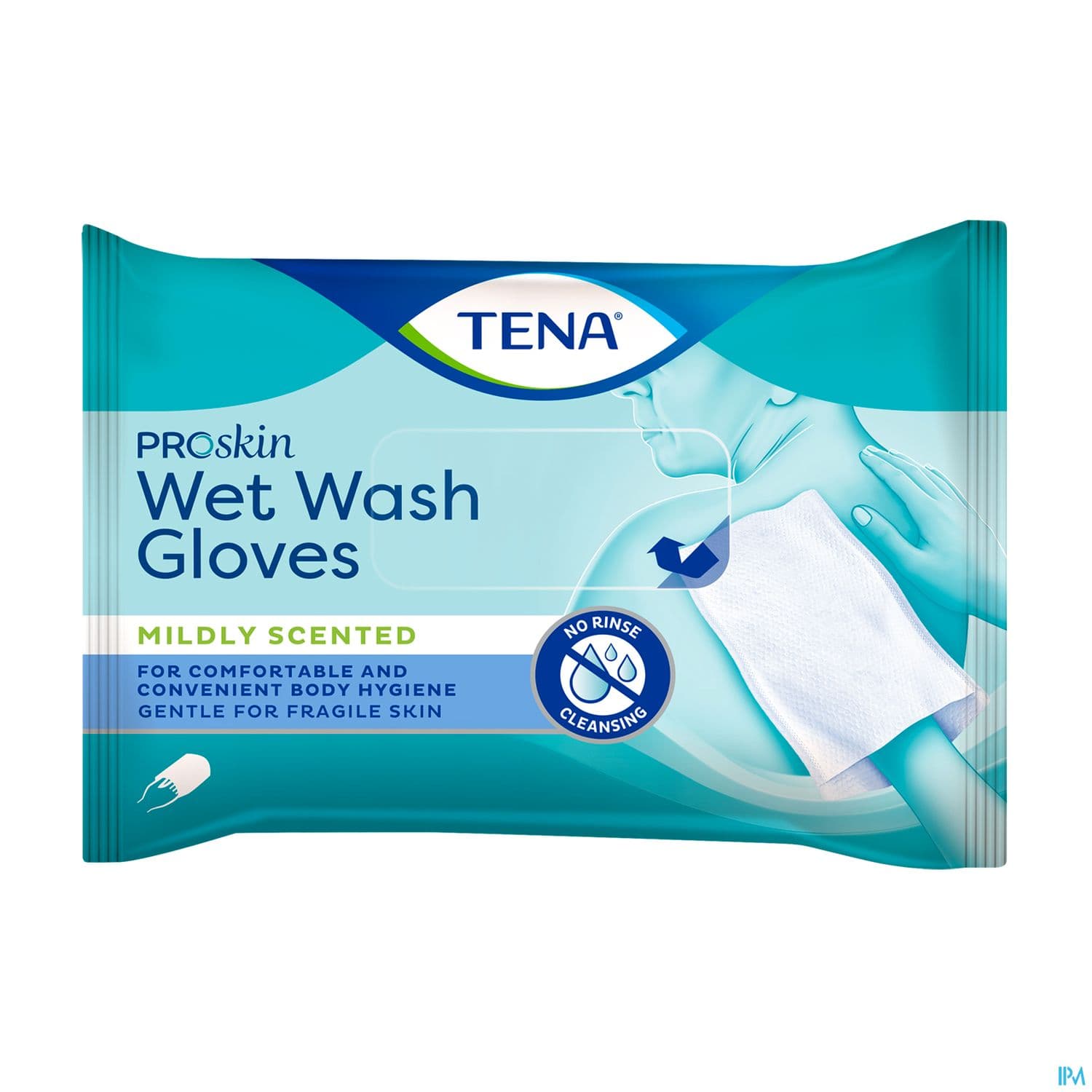 TENA WET WASH GLOVE IMPREGNE 8