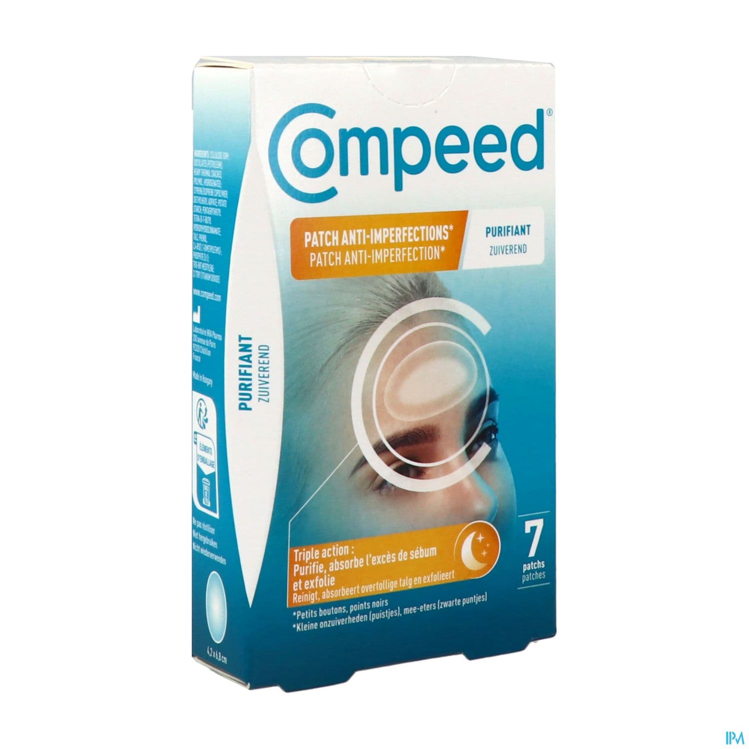COMPEED PATCH A/IMPERF PURIF NUIT7