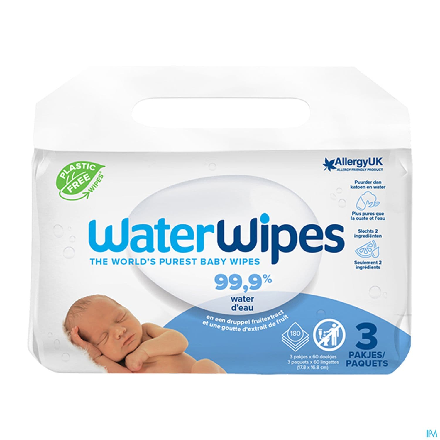 Waterwipes Lingette Compostable Bebe 60 X3 — Pharmacie Saint-Ferdinand