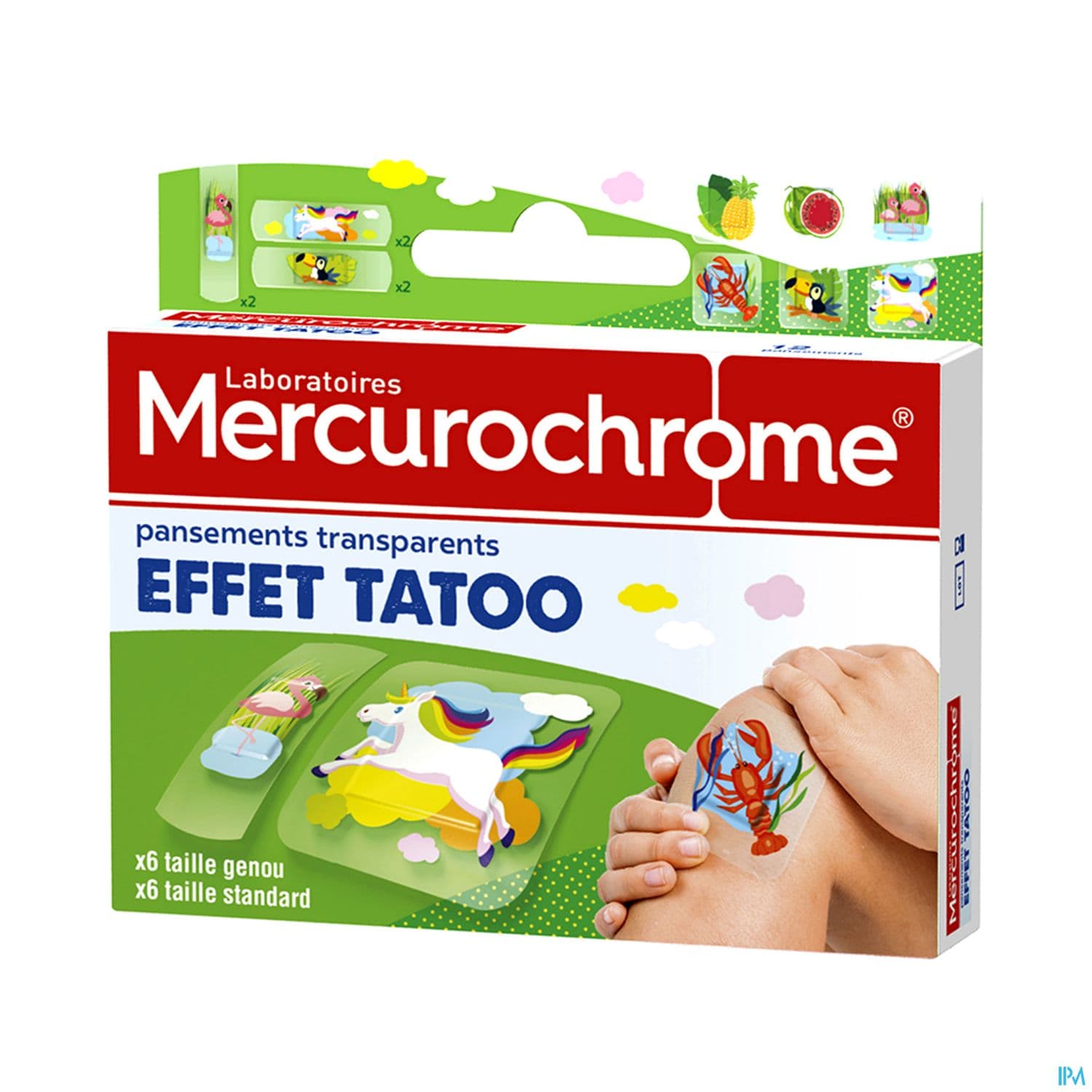 MERCUROCHROME PANS EFFET TATOO 6+6 — Pharmacie SO OUEST