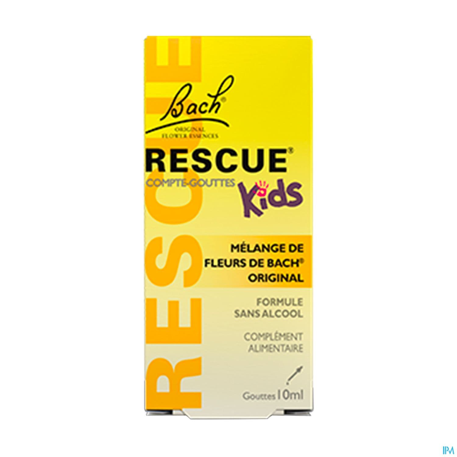 Rescue Bach Kids Compte Gouttes Gout Fraise 10ml