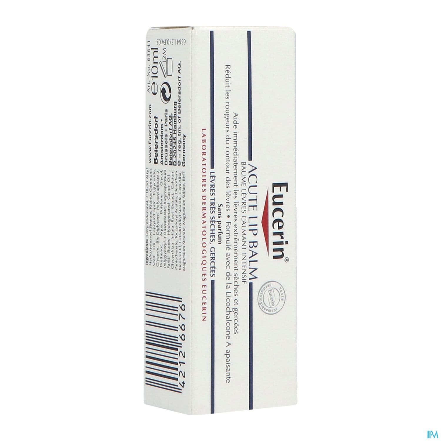 Eucerin Baume Levres Calmant 10ml