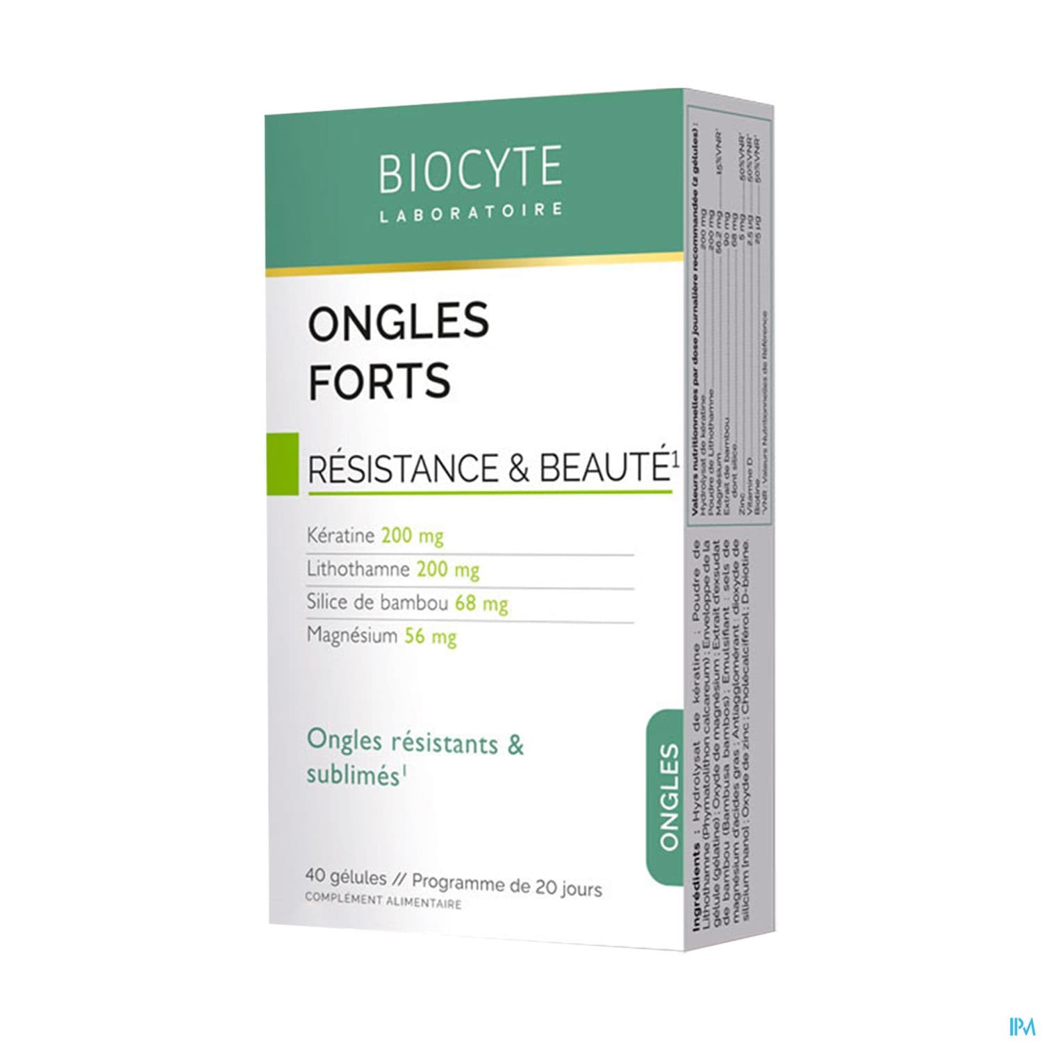 Biocyte Ongles Forts Gelule 40