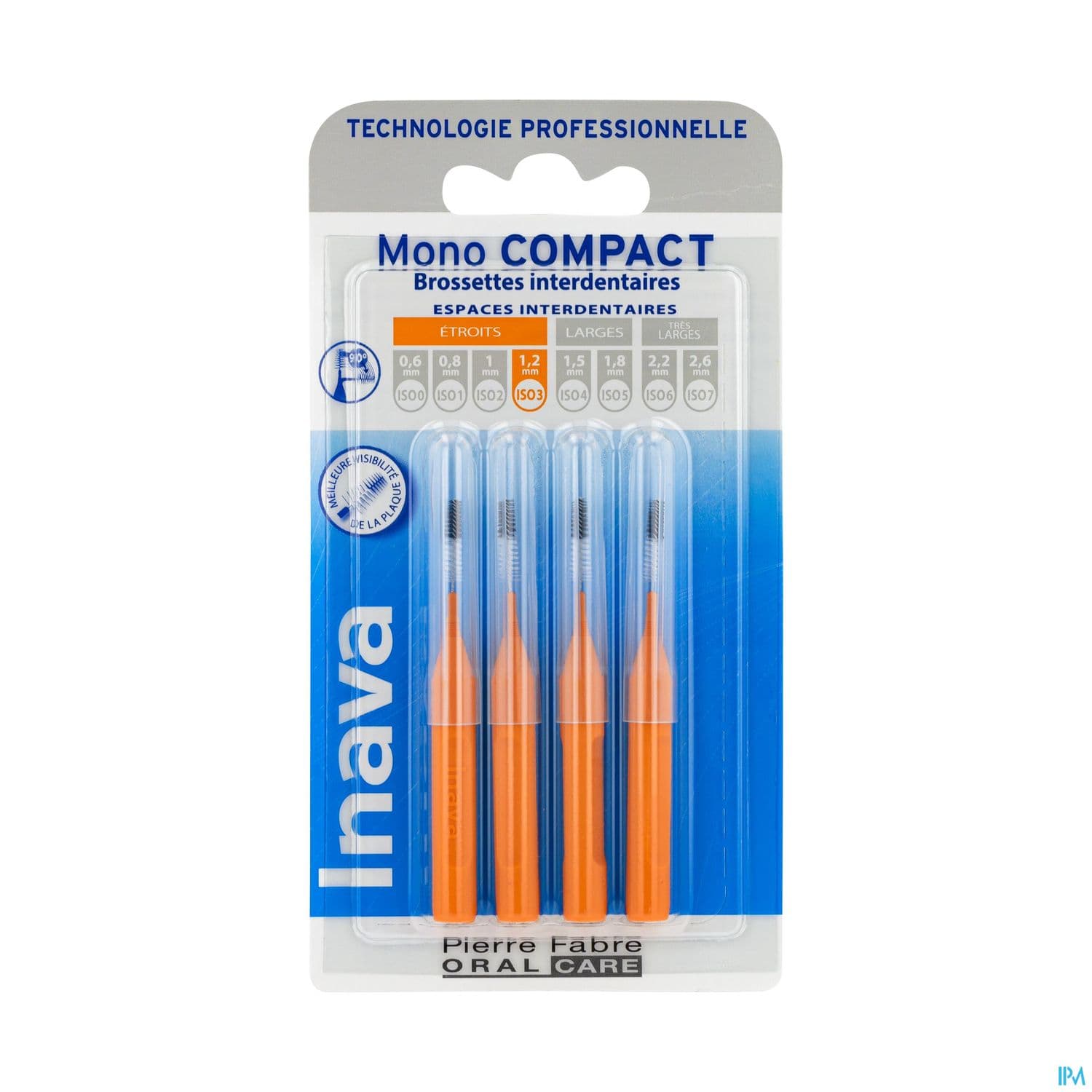 Inava Mono Compact Brossette Orange X4
