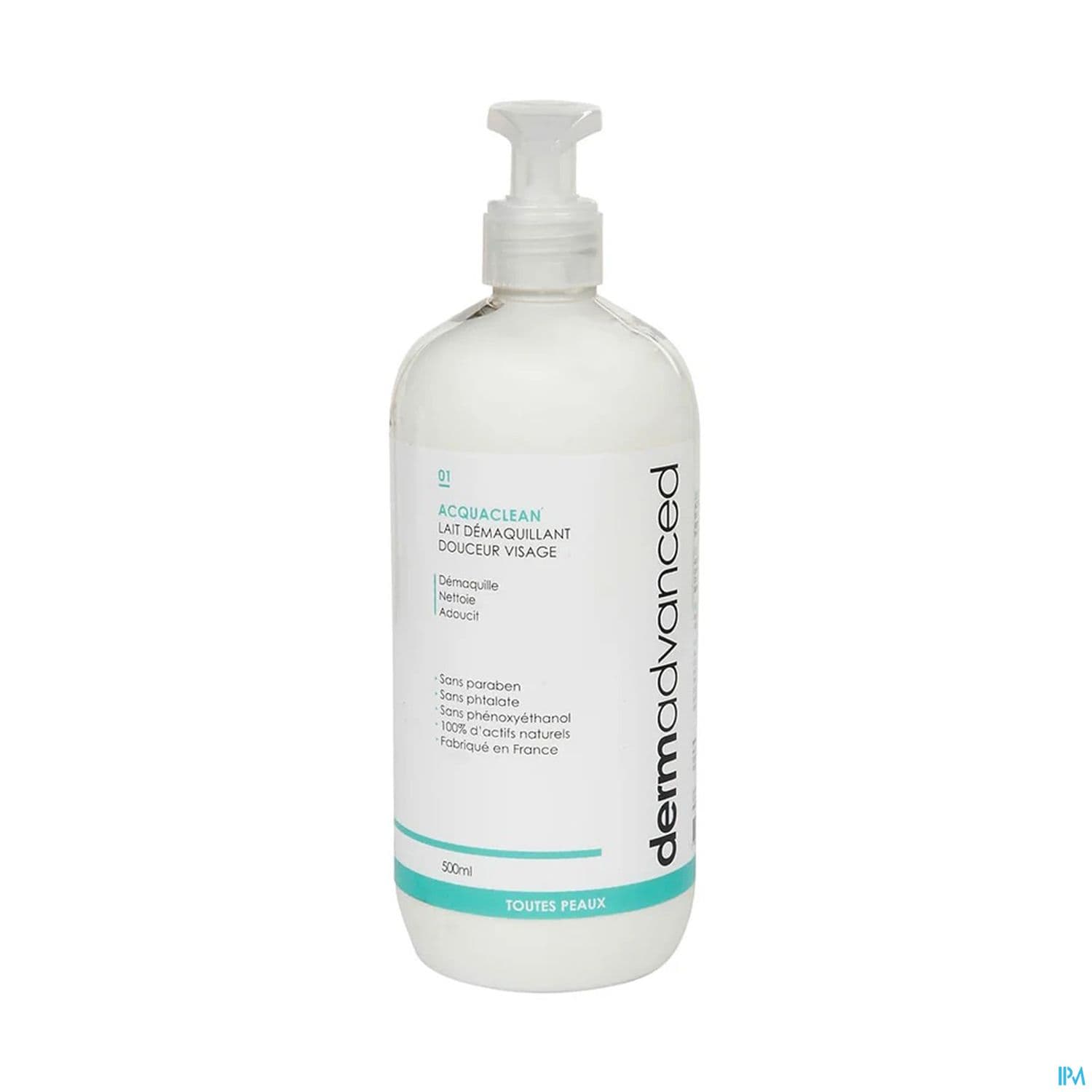 Dermadvanced Acquaclean Lait Demaqu Douceur 500ml — Pharmacie Pharmavance Puteaux