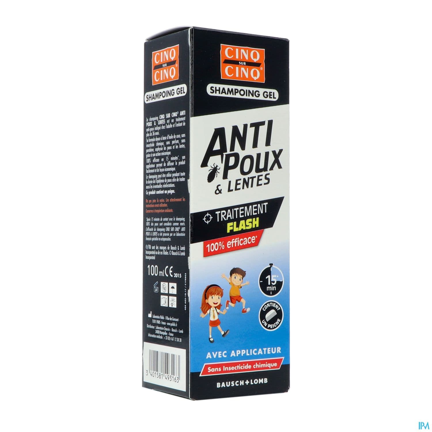 Cinq Sur Cinq Shampooing Antipoux 100ml