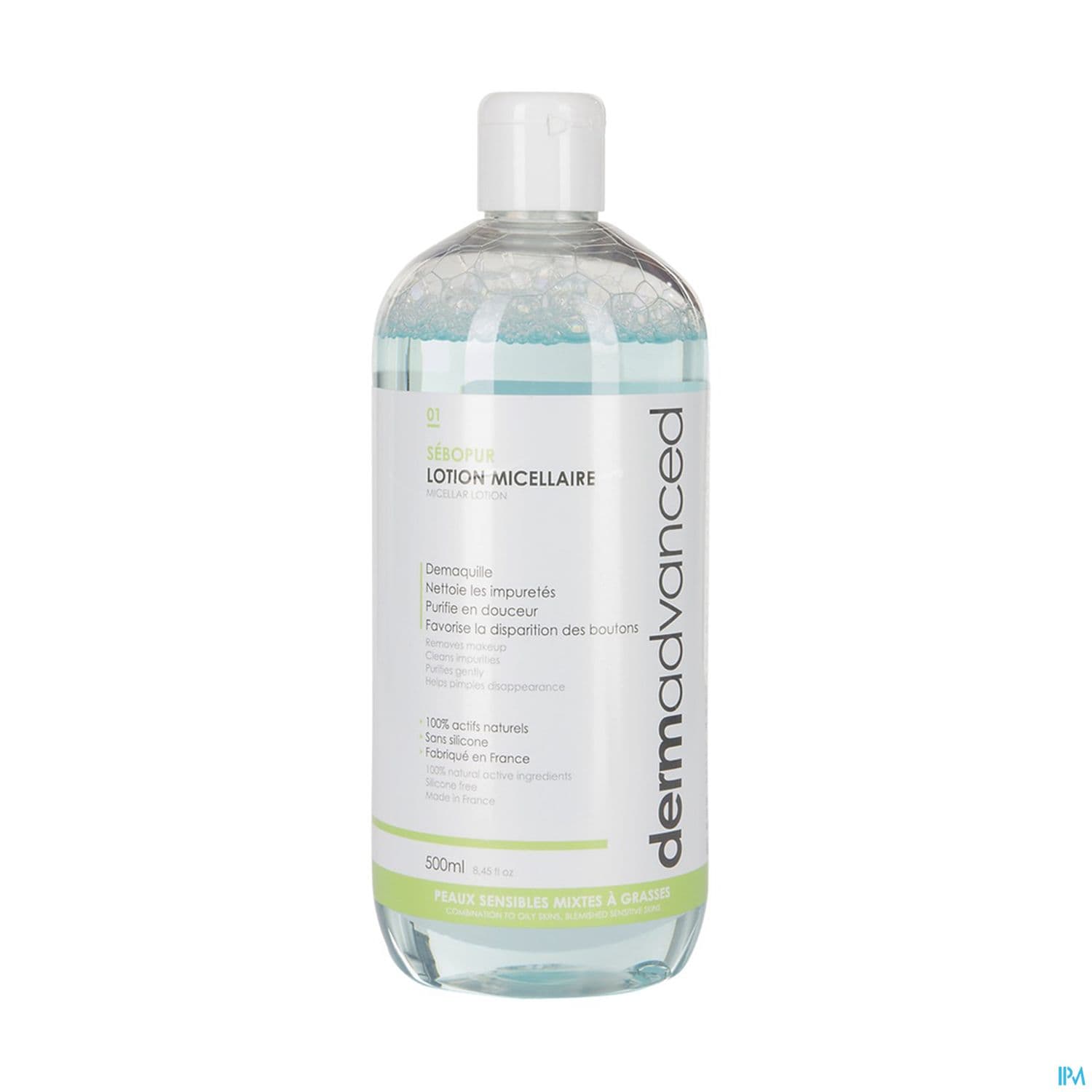 Dermadvanced Sebopur Lotion Micellaire Peaux Grasses 500ml