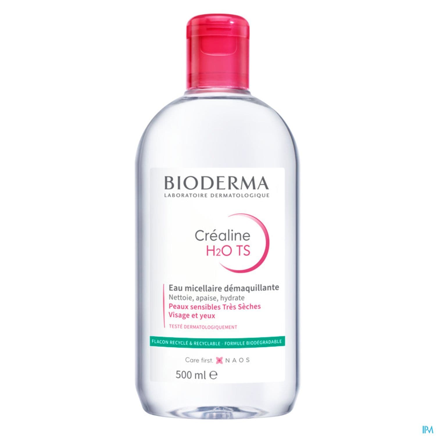 Bioderma Crealine Ts H2o Eau Micellaire Demaquillante Sans Parfum 500ml