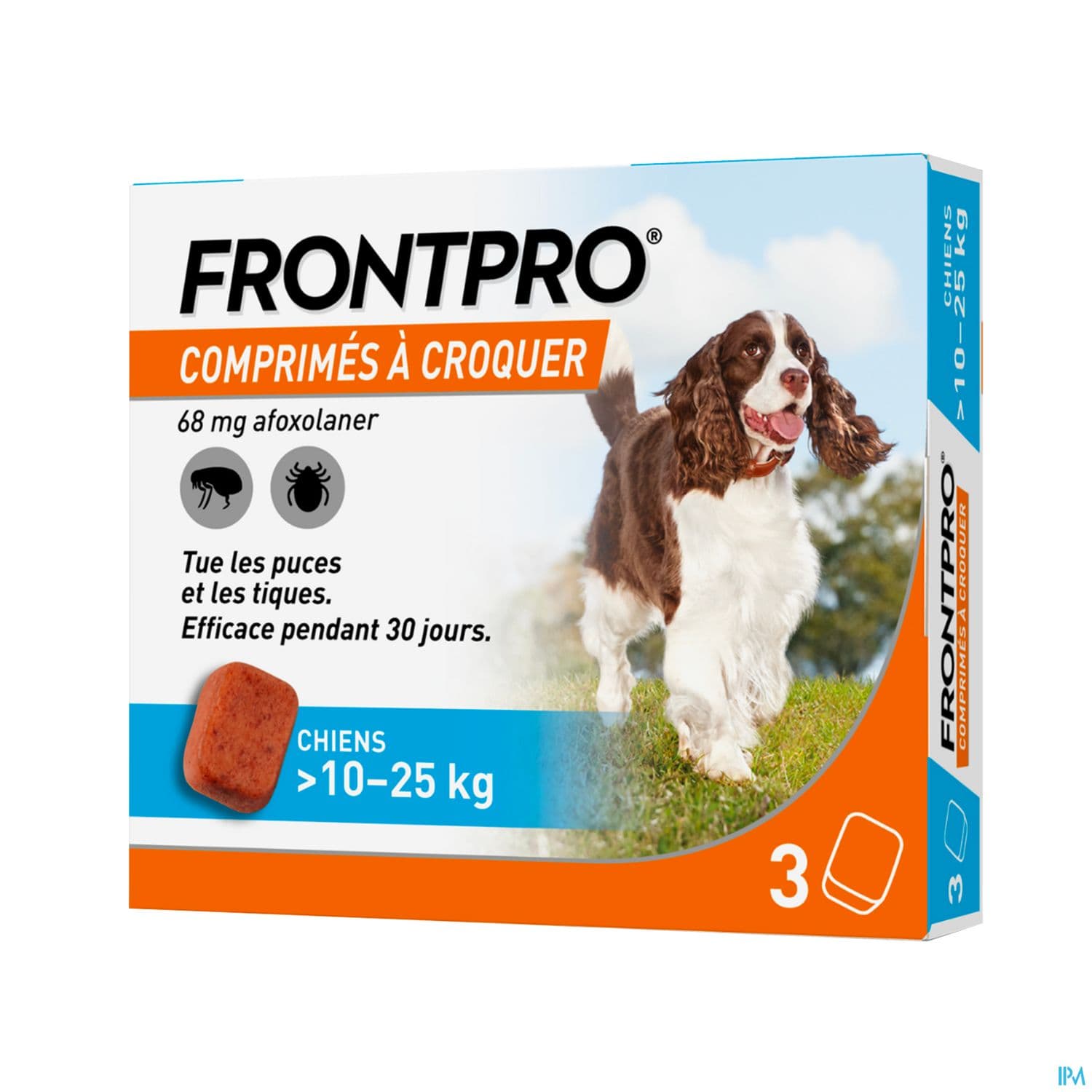 Frontpro Antiparasitaire Chien 10/25kg Comprime 3