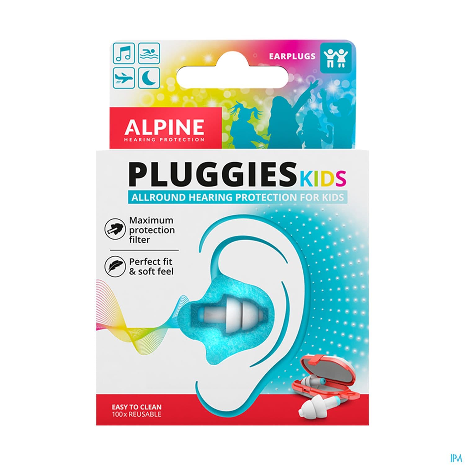 Alpine Pluggies Kids Bouchon Oreille Enfant X2 — Pharmacie entre Deux Guiers