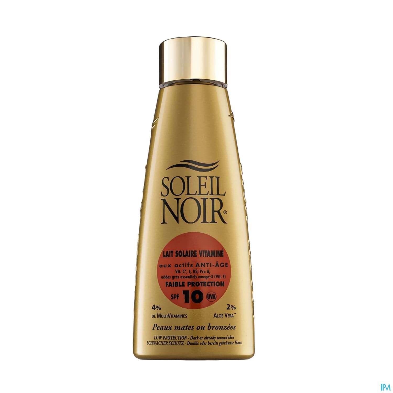 Soleil Noir Lait Solaire Vitamine Ip 10 Faible Protection 150ml — Pharmacie Du Pont Nely - Trouville-sur-Mer