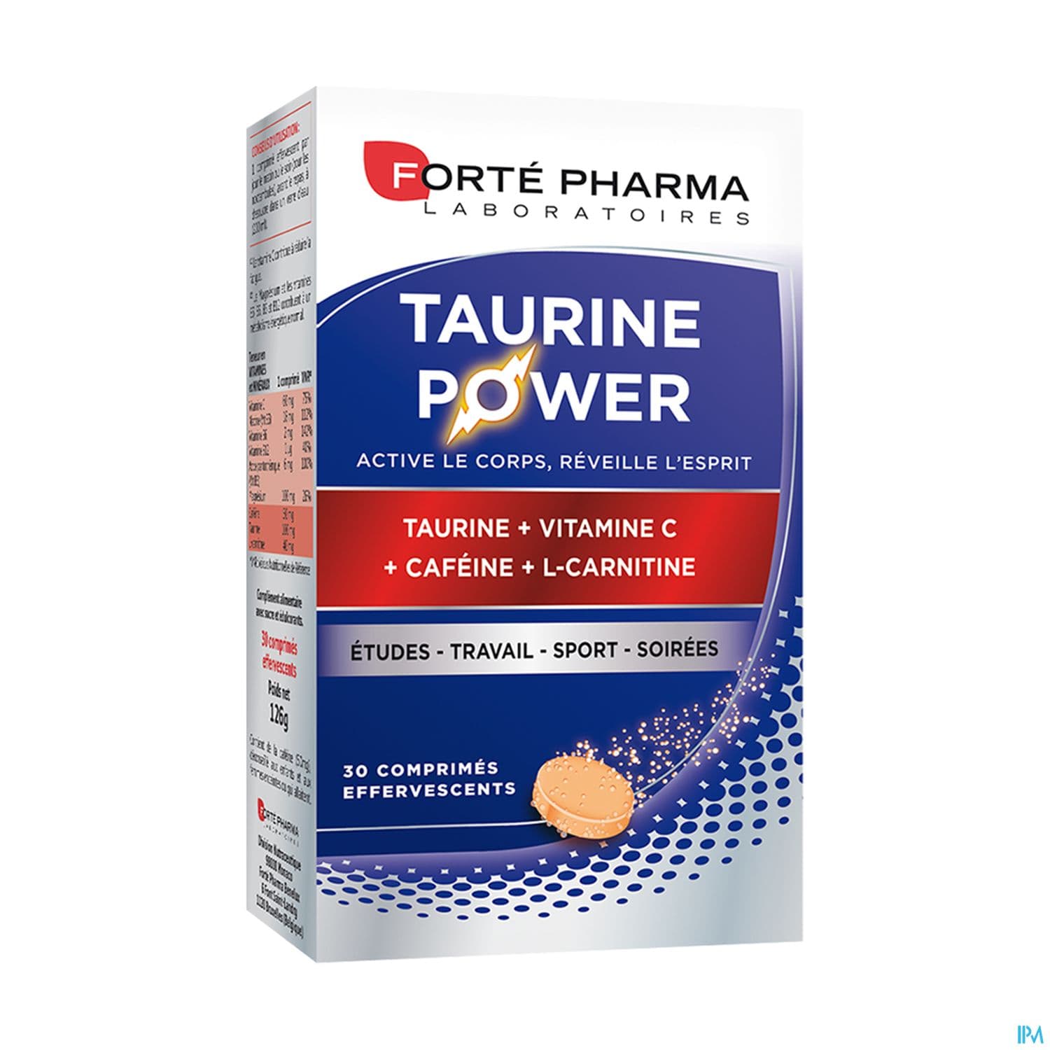Forte Pharma Taurine Power Comprime Effervescent 30