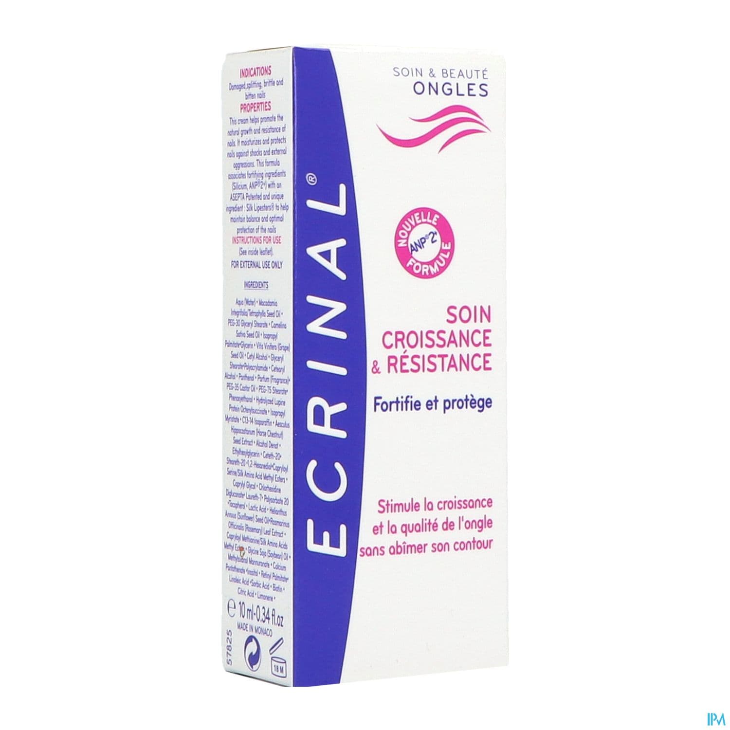 ECRINAL ONGL SOIN CROIS/RESIS 10ML