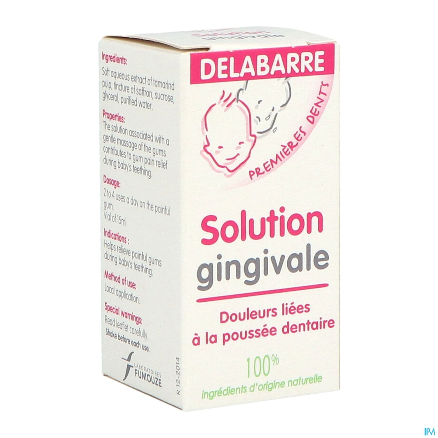 Delabarre Solution Gingivale 15ml — Pharmacie Du Chatelet - Orleans