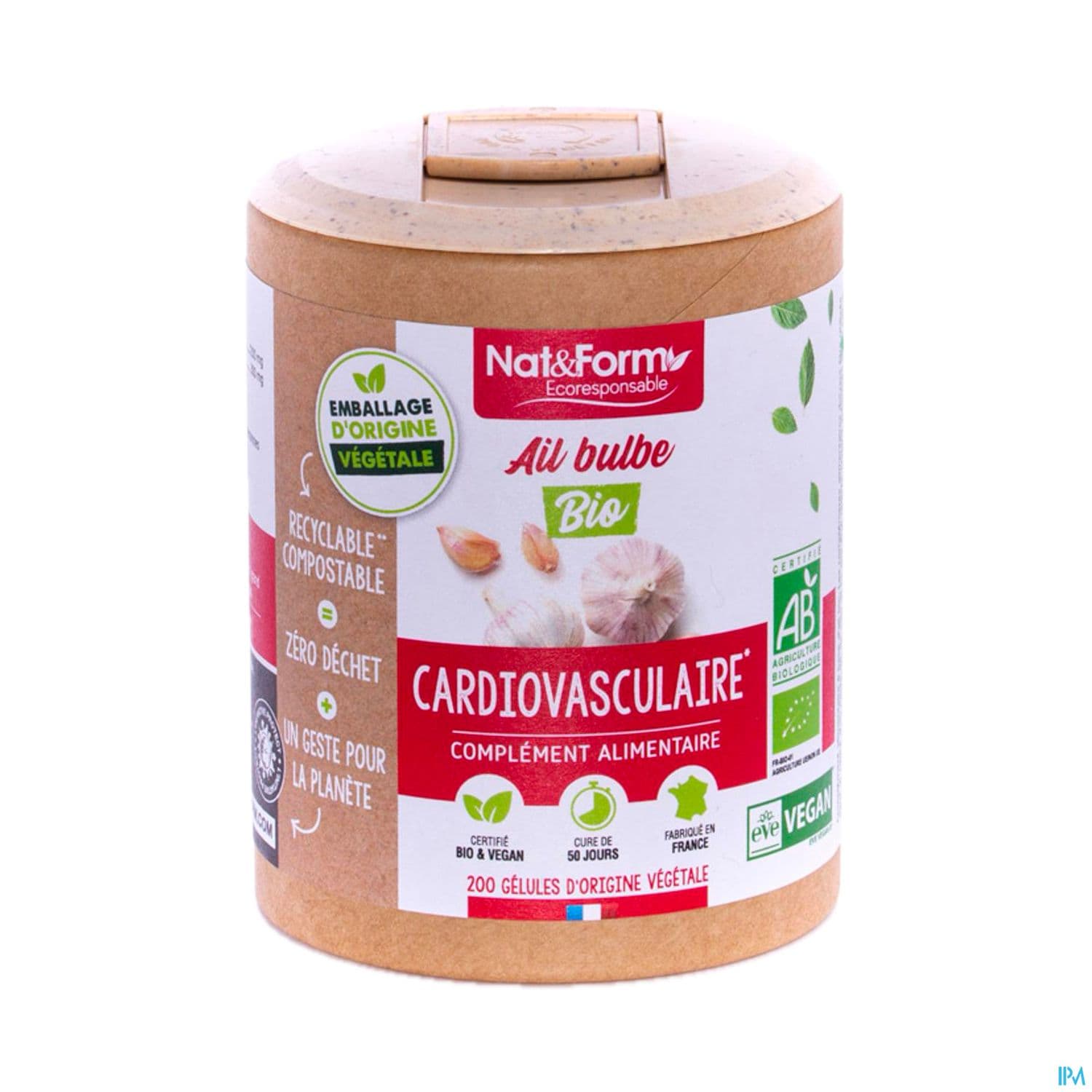 Nat Et Form Bio Ail Bulbe Gelule Vegetale 200