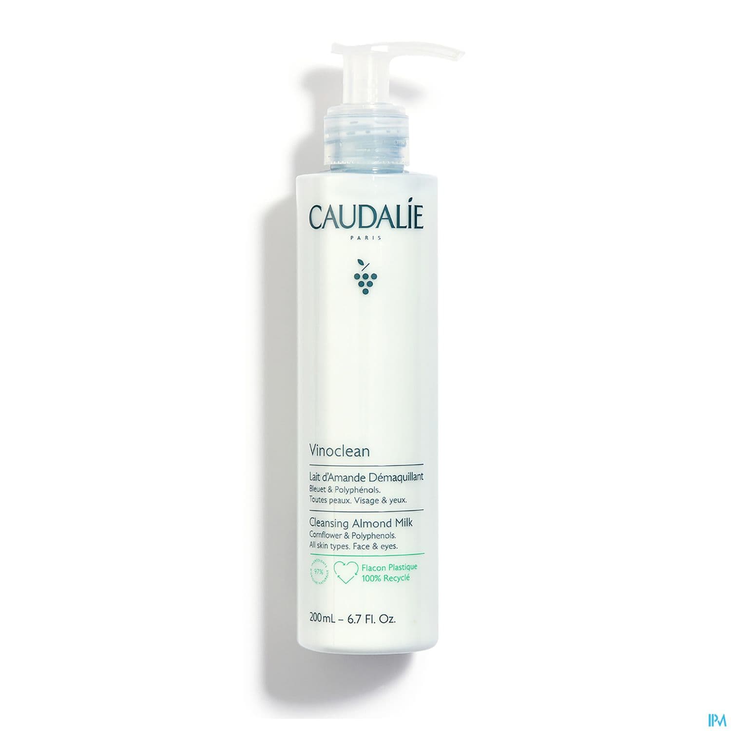 Caudalie Vinoclean Lait Amande Demaquillant 200ml