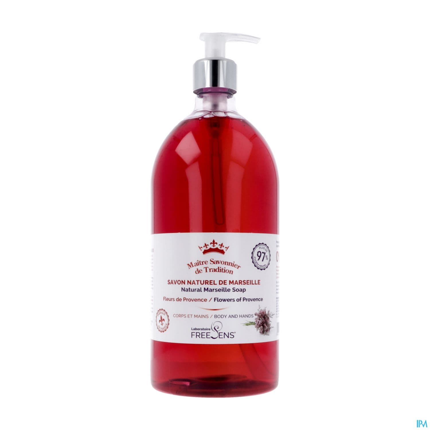 Freesens Savon Naturel De Marseille Fleur De Provence 1l
