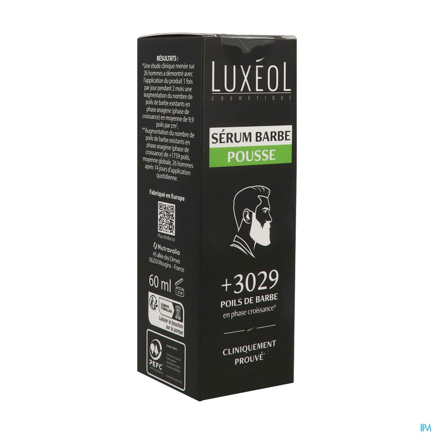 LUXEOL SERUM BARBE POUSSE 60ML