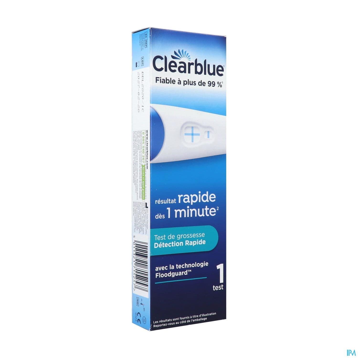 CLEARBLUE PLUS TEST GROSSESSE 1