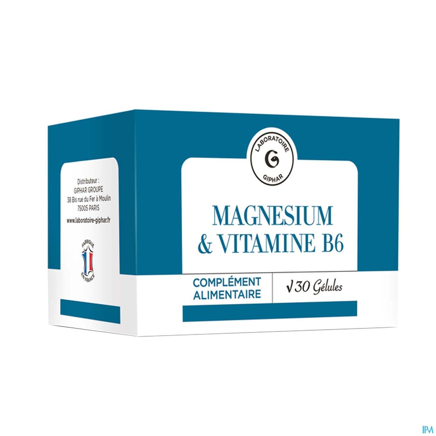 Laboratoire Giphar Magnesium Gelule 30