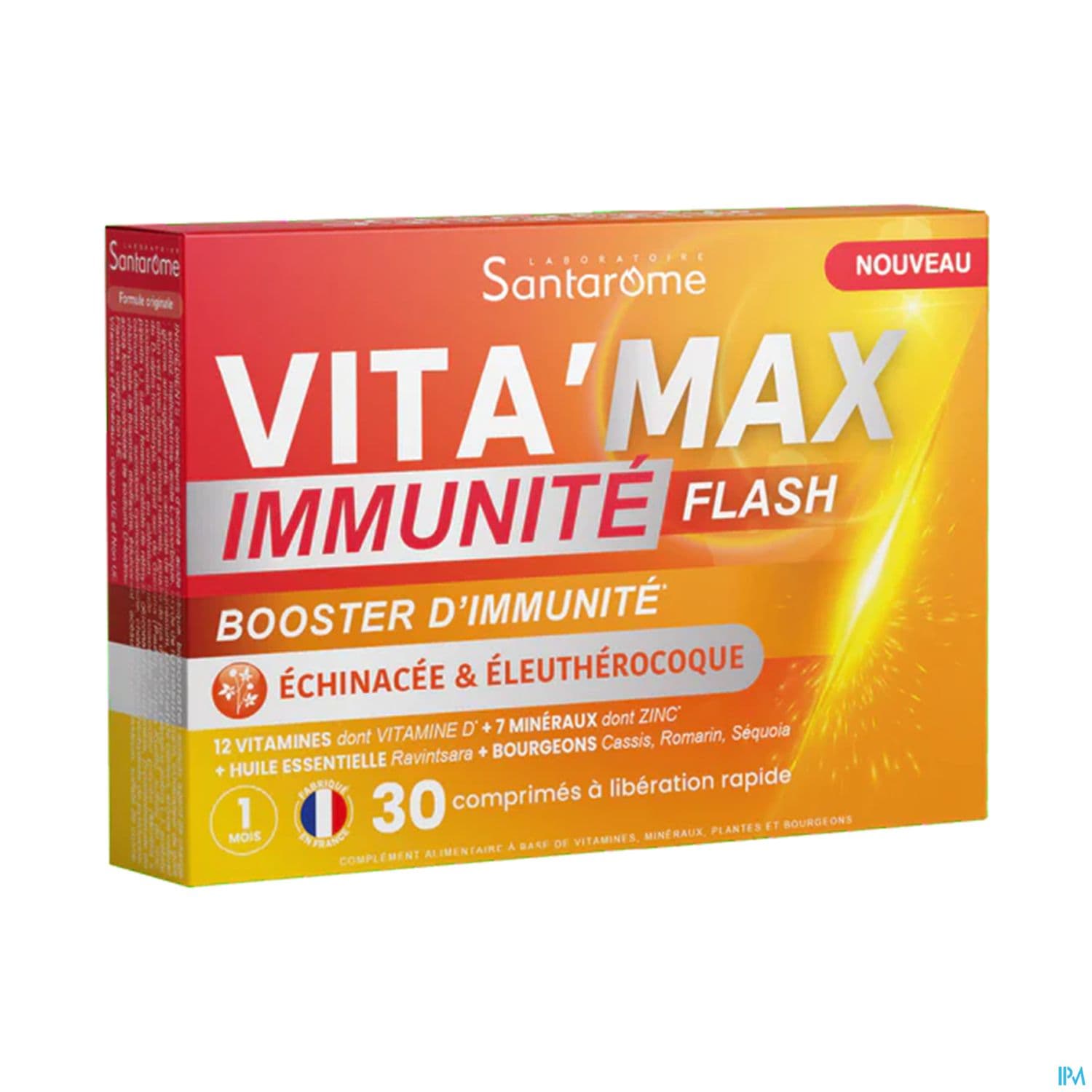 SANTAROME VITA'MAX BOOST IMM CPR30 — Pharmacie Le pallec