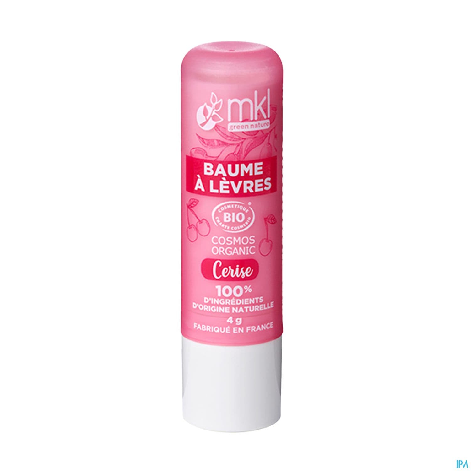 Mkl Green Nature Baume A Levres Bio Cerise 4g
