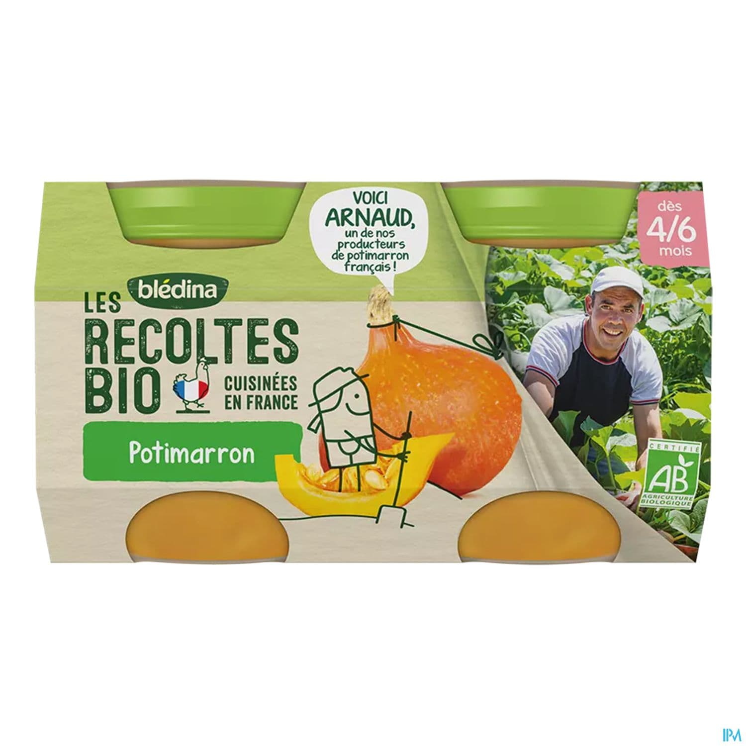 BLEDINA REC BIO POTIMARRON 130GX2