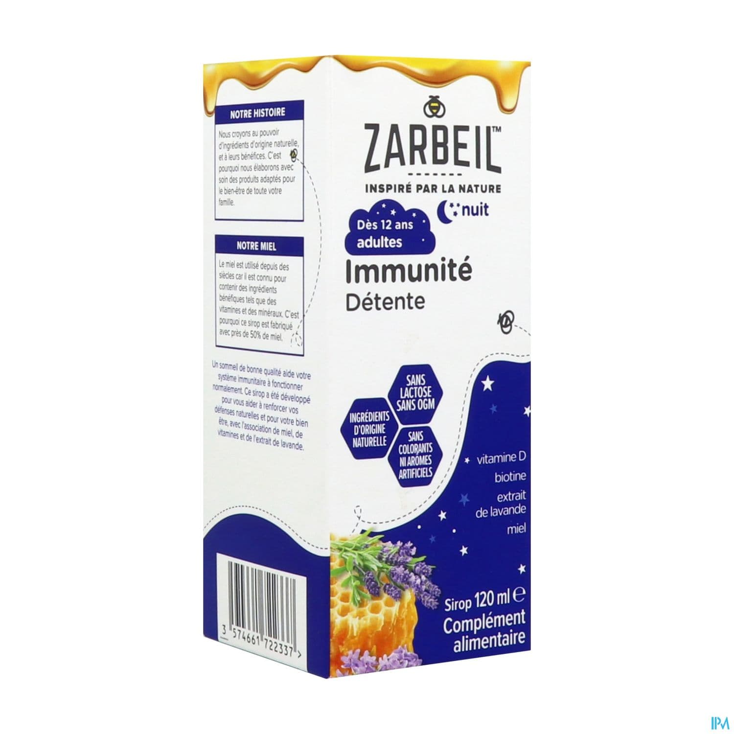 ZARBEIL SIROP ADULT IMM NUIT 120ML