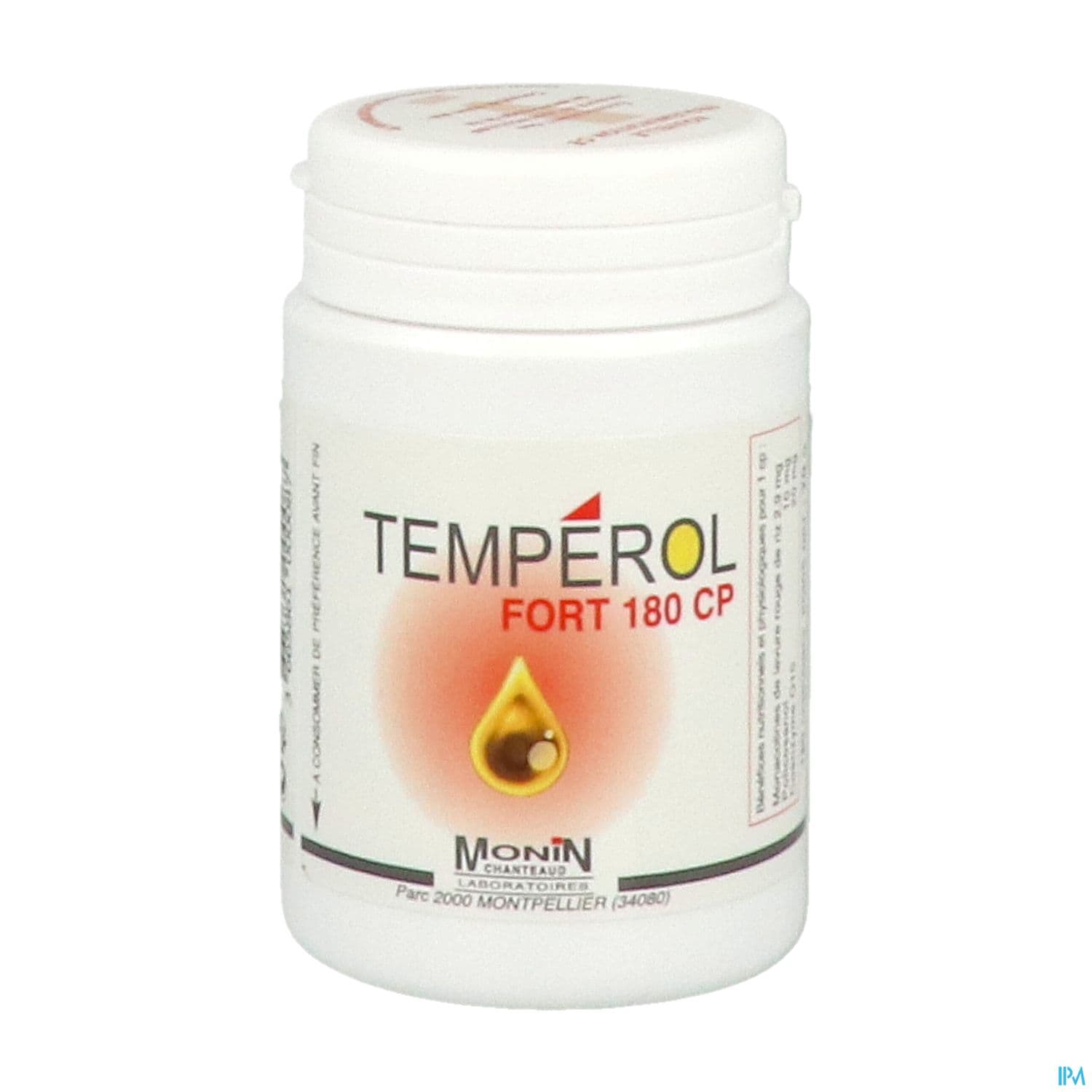 Temperol Fort Comprime 180