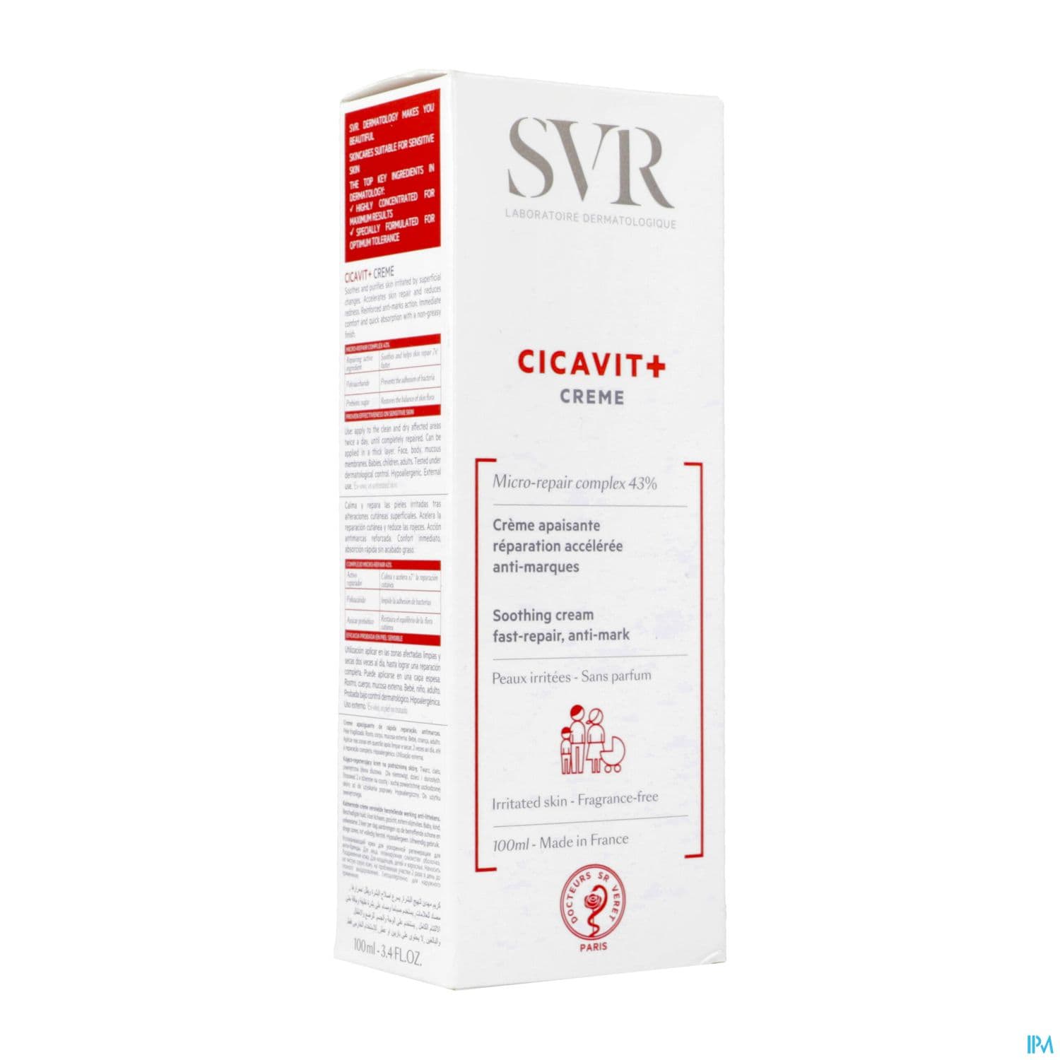 Svr Cicavit+ Creme Apaisante Reparatrice 100ml
