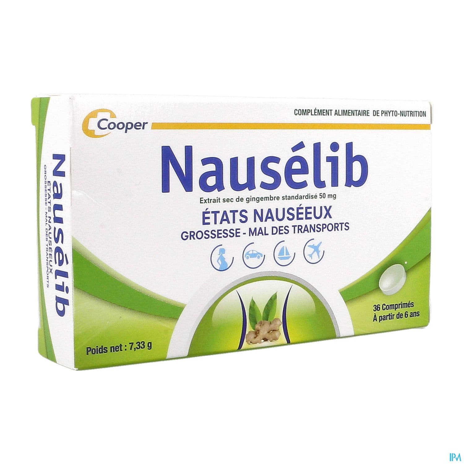 Cooper Nauselib Comprime 36