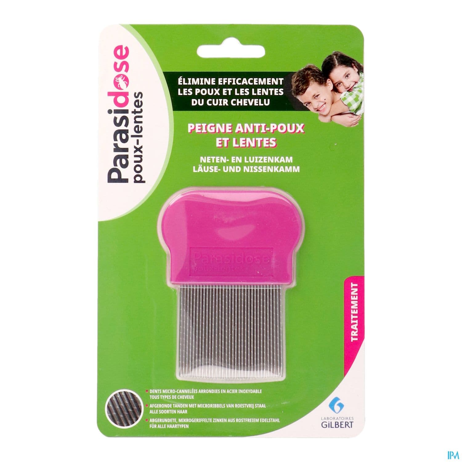 PEIGNE PARASIDOSE DENT CANNELEE — Pharmacie Pharmavance Gambetta