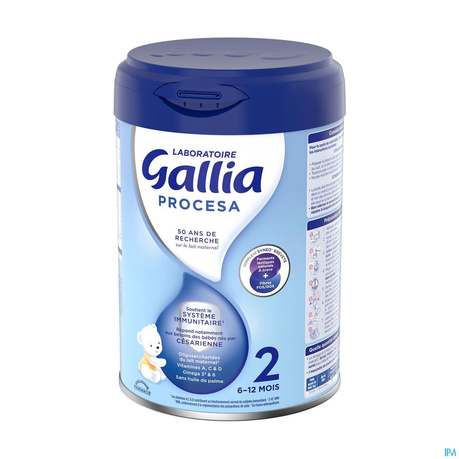 GALLIA PROCESA LAIT 2AGE 800G — Grande Pharmacie de la Gare - Sartrouville