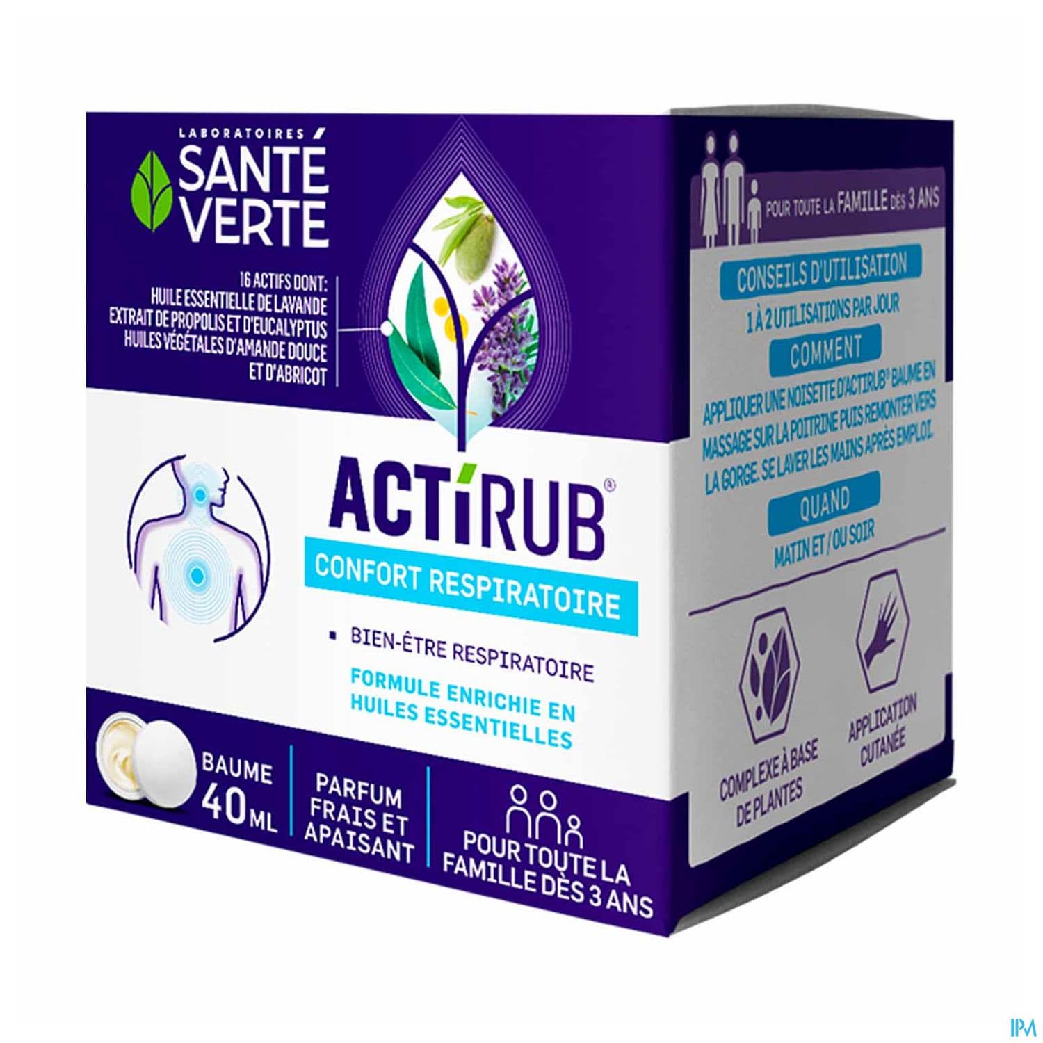 ACTIRUB SANTE VERTE BAUM PECT 40ML
