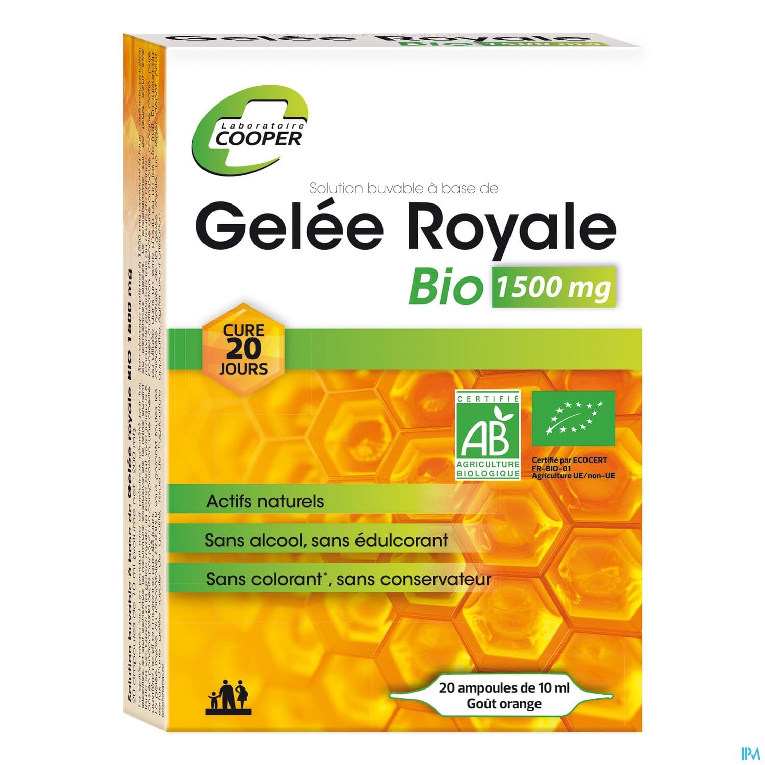 Cooper Gelee Royale 1500mg Ampoule 10ml 20
