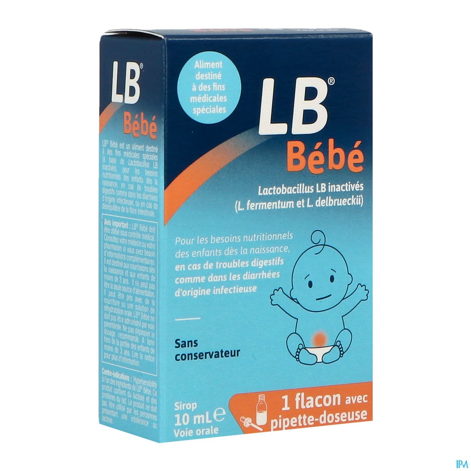 LB BEBE SIROP AV/PIPETTE 10ML — Pharmacie Lafayette des Clairions