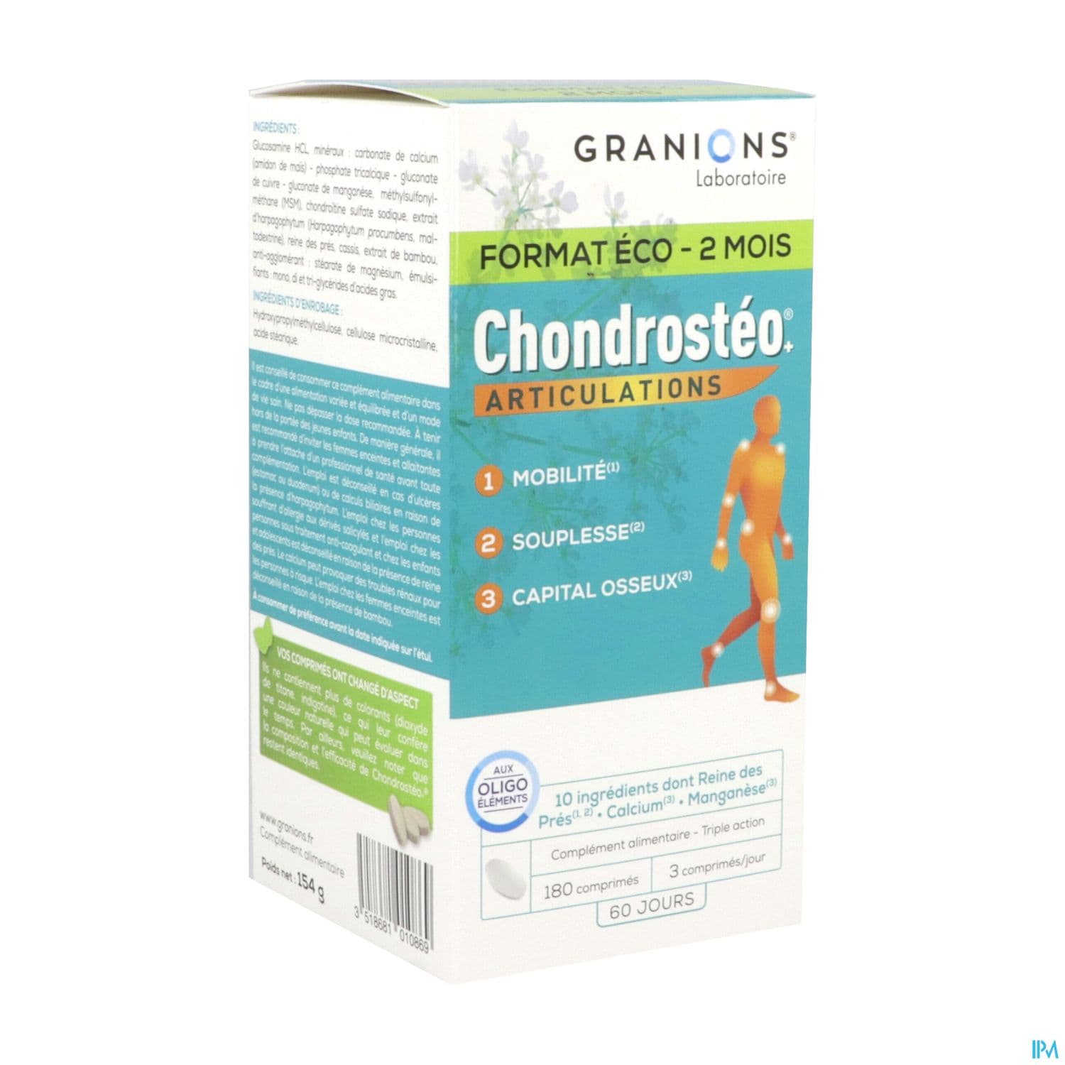 CHONDROSTEO 2 MOIS CPR 180