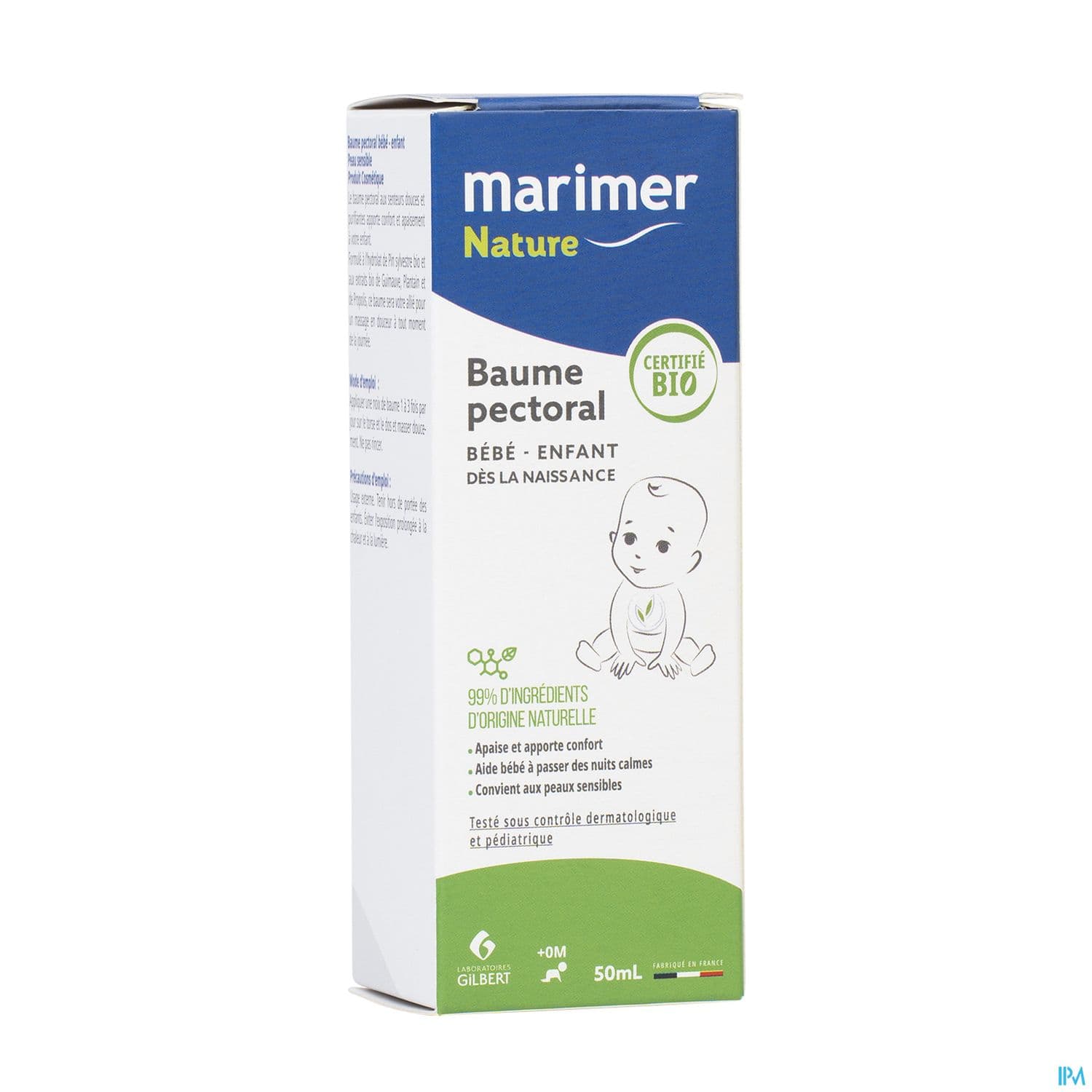 Laboratoires Gilbert Marimer Baume Pectoral Bebe Enfant 50ml