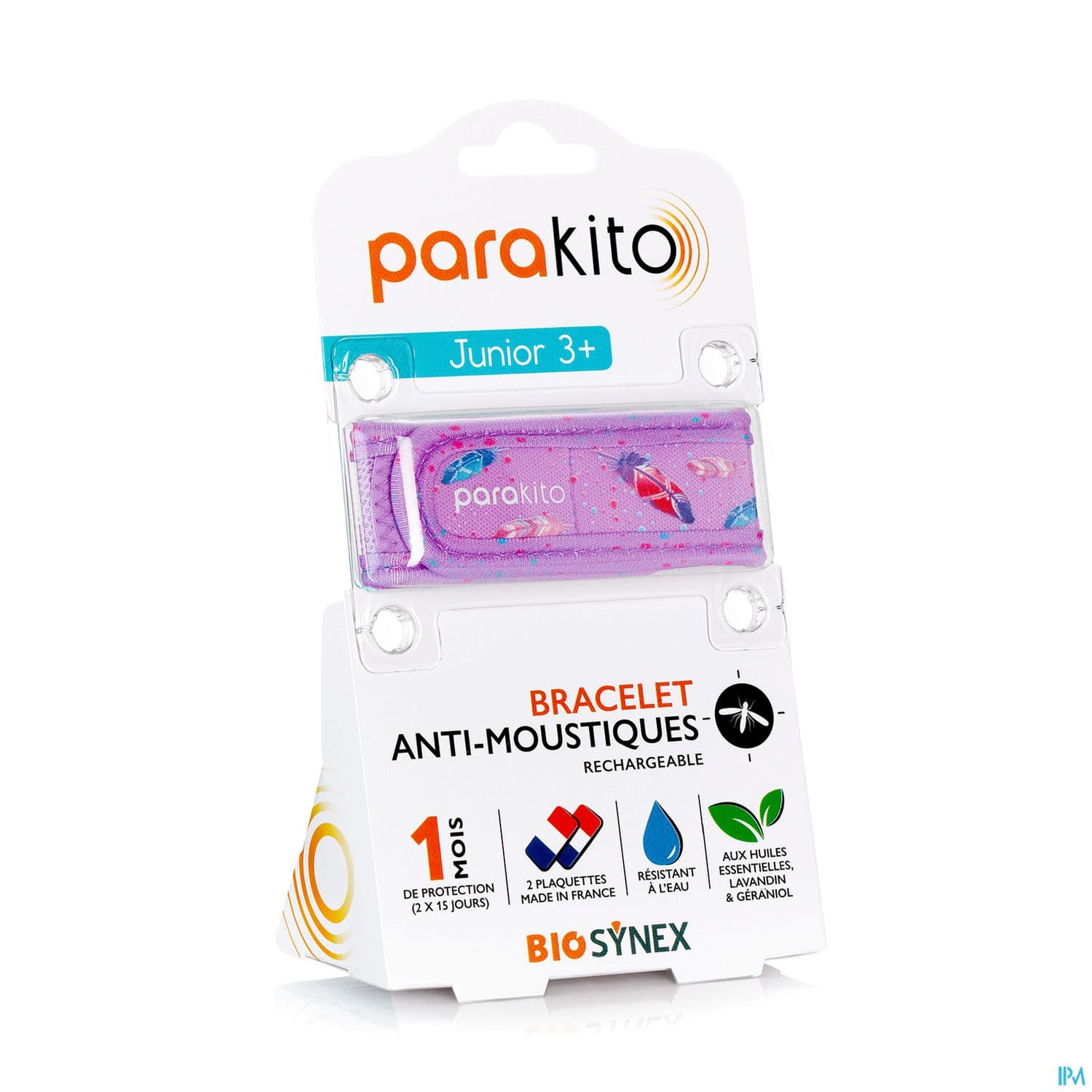 Parakito Bracelet Antimoustique Rechargeable Junior Plumes
