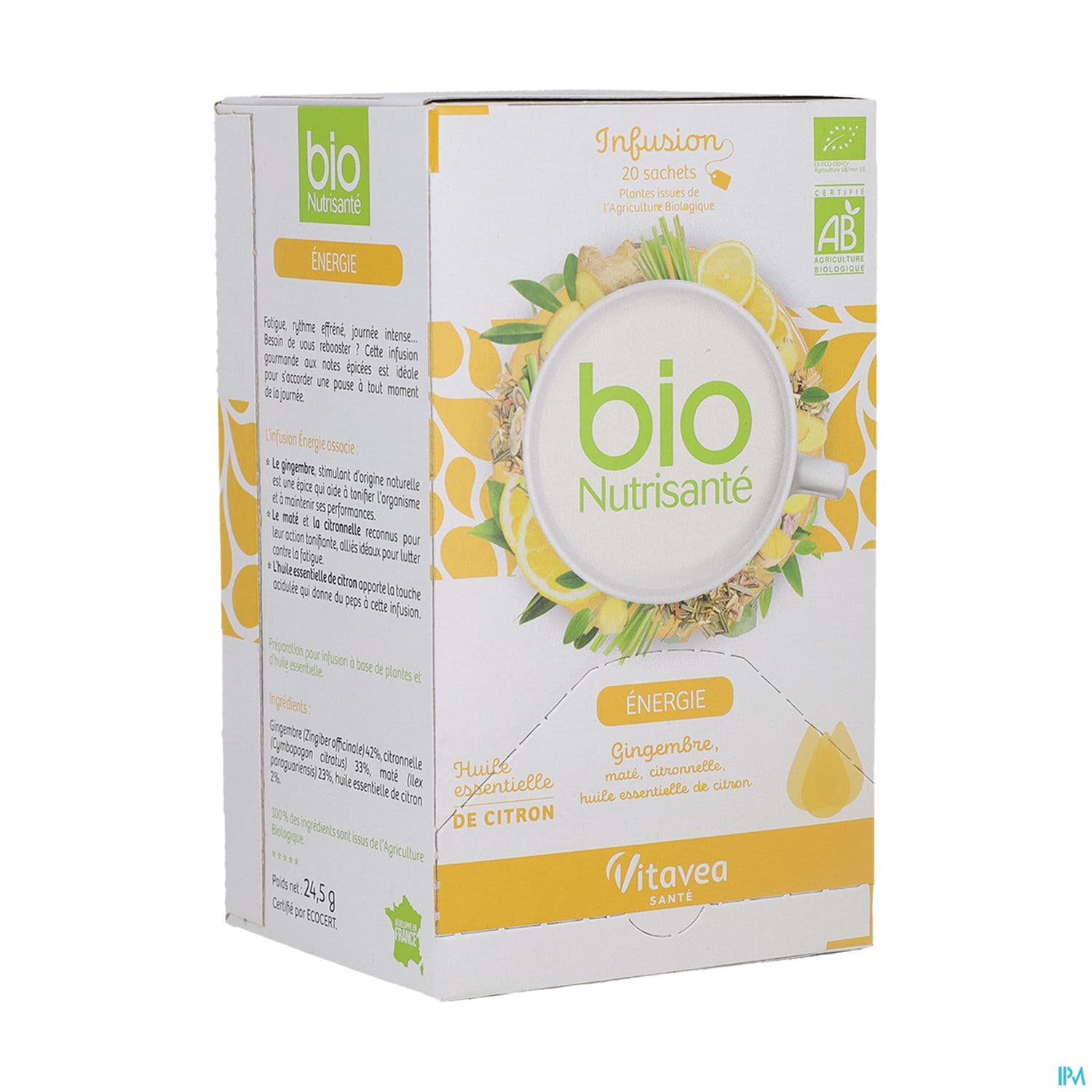 Vitavea Bionutrisante Infusion Energie Sachet 20