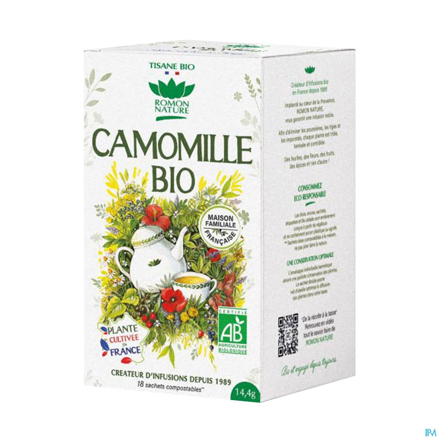 ROMON NATUR TIS BIO CAMOMIL SACH18