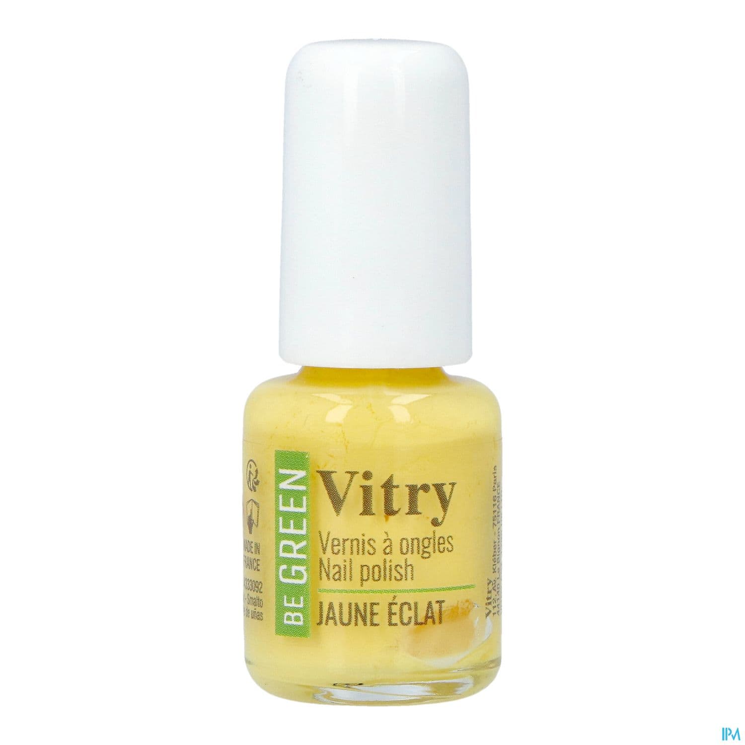 Vitry Be Green Vernis Ongles Jaune Eclat 6ml — PHARMACIE DE LA GARE Nancy