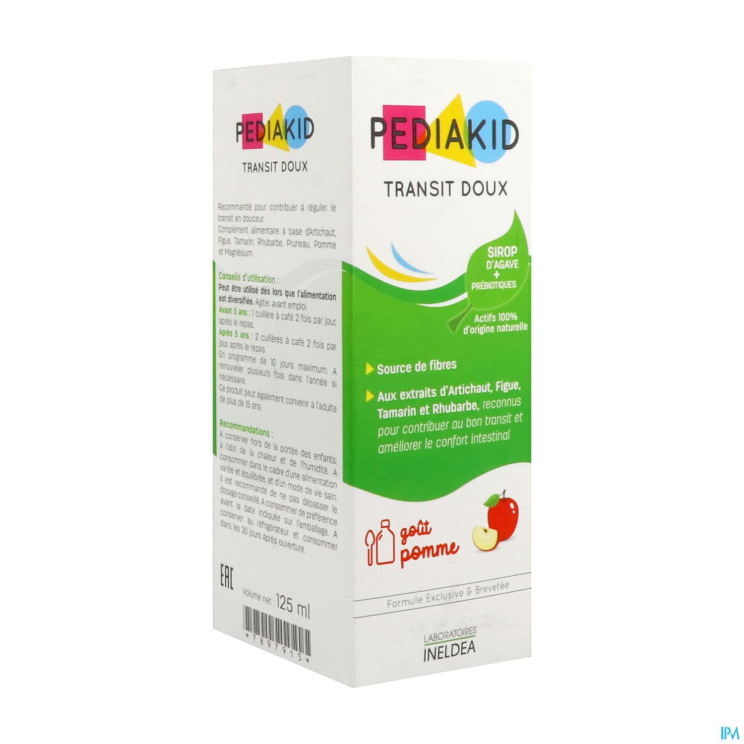 PEDIAKID TRANSIT DOUX POMM SP125ML