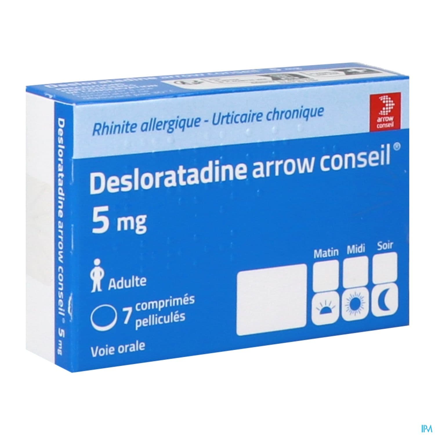 DESLORATADINE 5MG ARROW CONS CPR 7