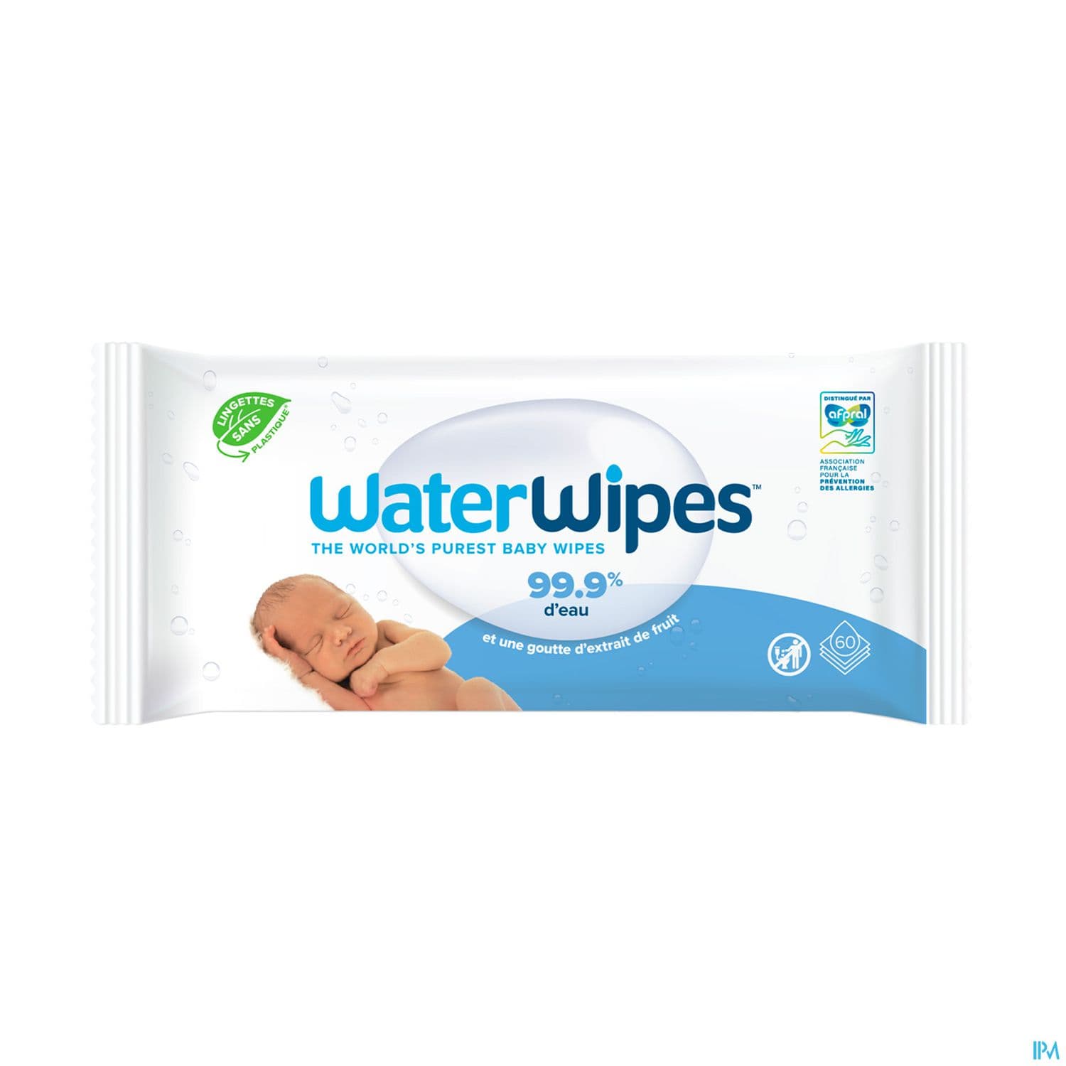 Waterwipes Lingette Bebe Compostable 60