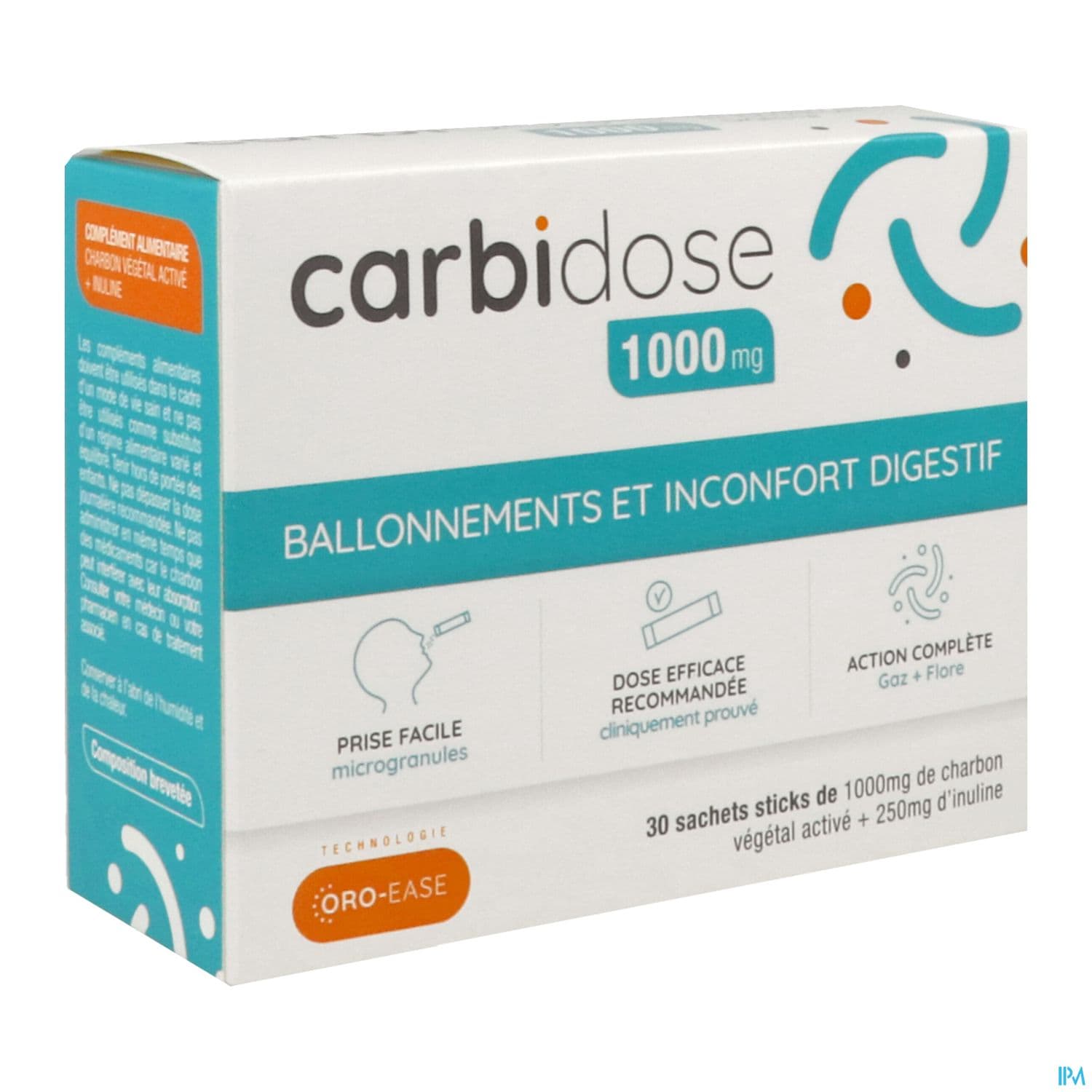 CARBIDOSE 1000MG STICK 30 — Pharmacie Juin