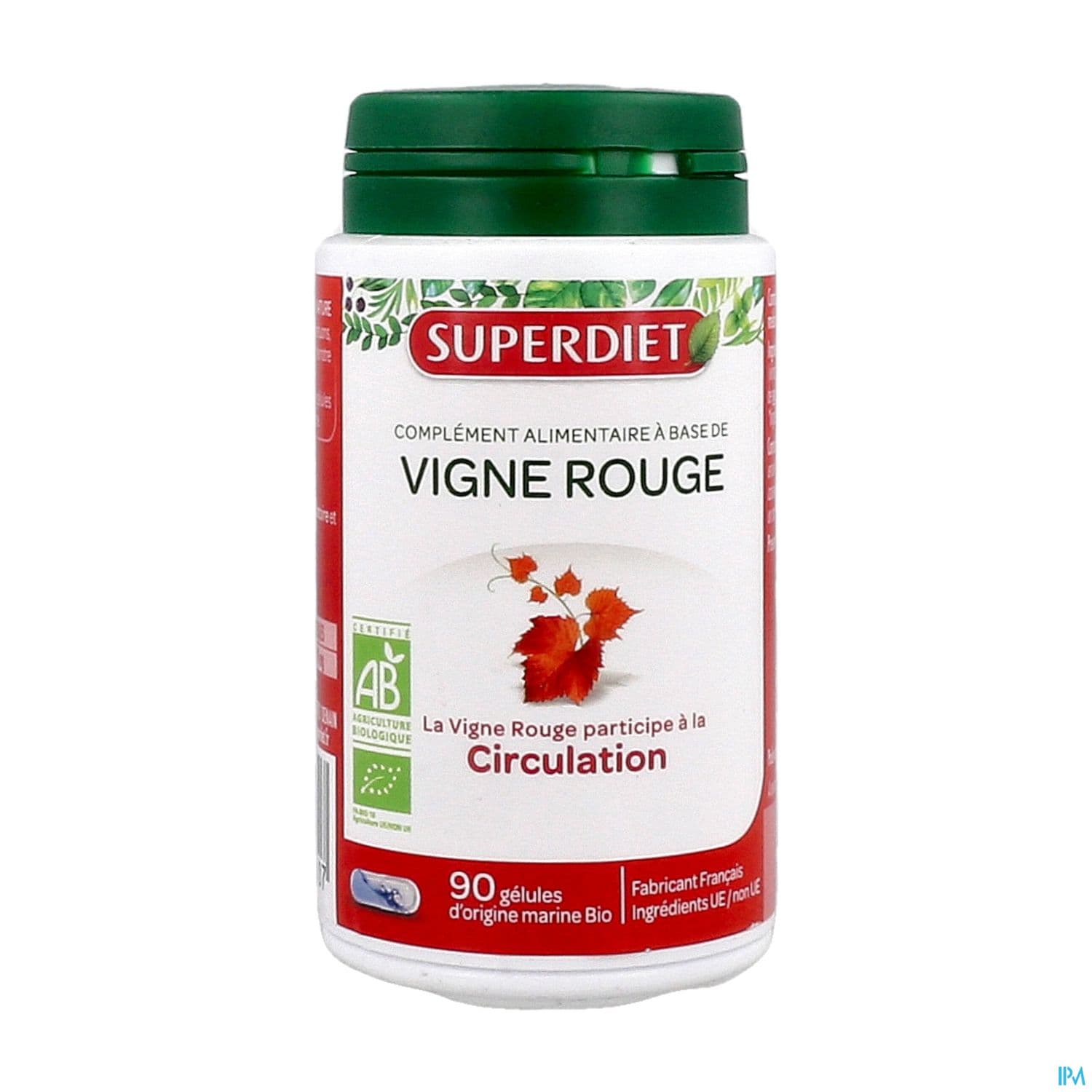 SUPERDIET VIGNE ROUGE BIO GEL90