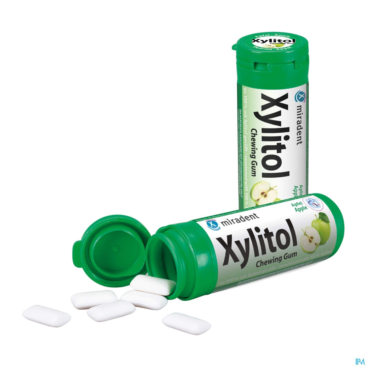MIRADENT XYLITOL GUM ENF POMME 30