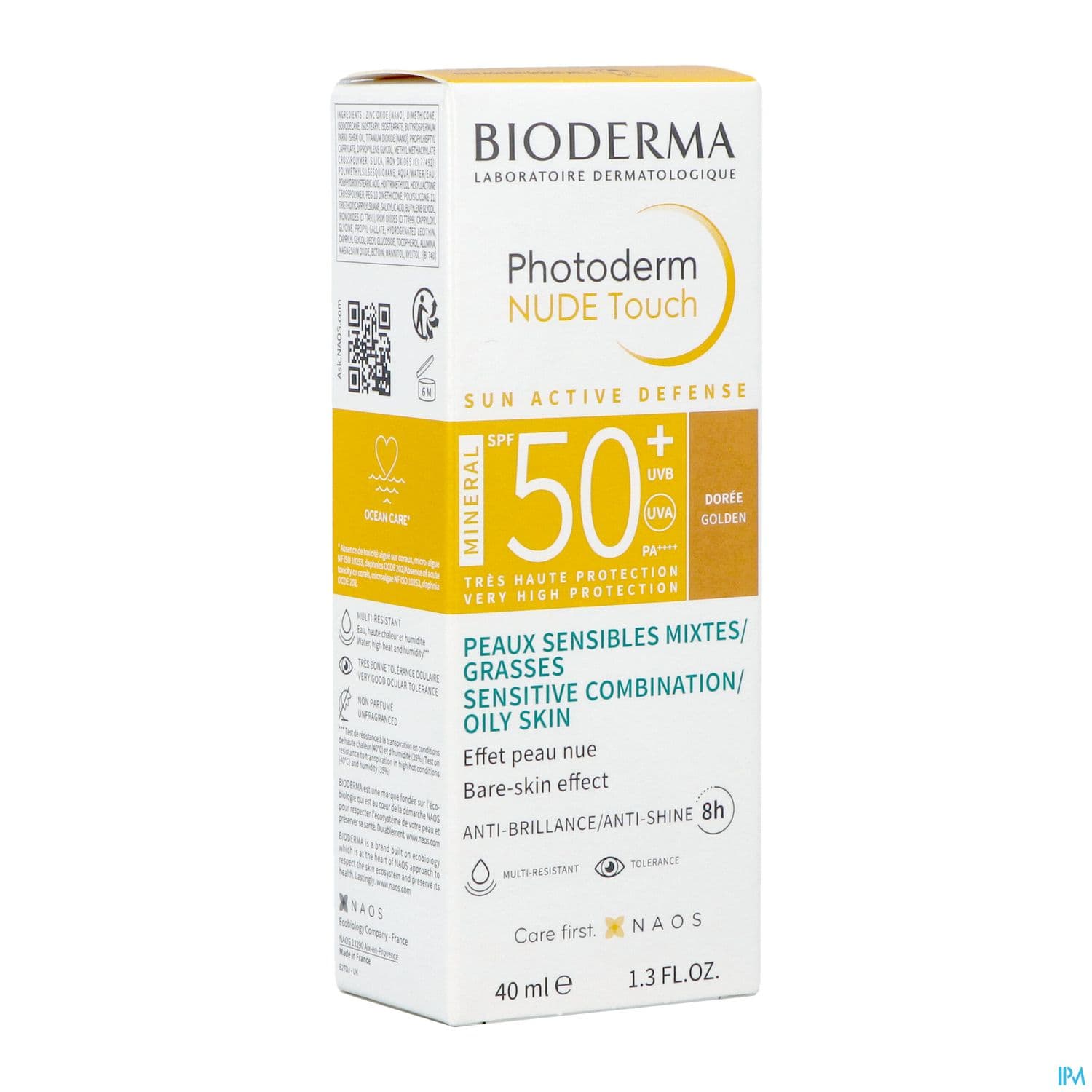 Bioderma Photoderm Nude Mineral Spf50+ Dore 40ml