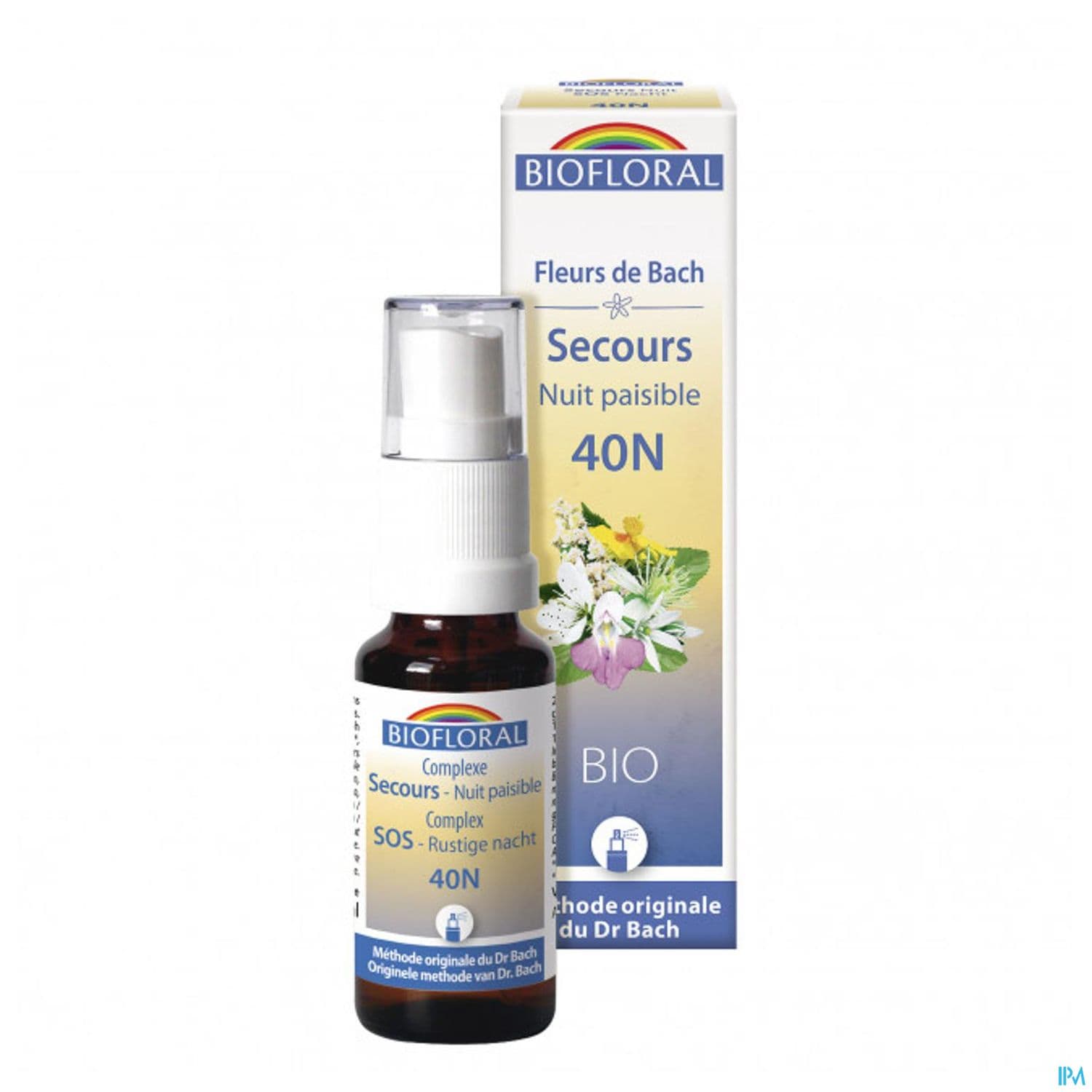 Biofloral Sos Secours Nuit Paisible Spray Bio Demeter 20ml